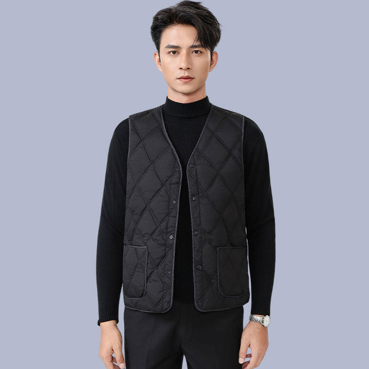 男士加绒棉马甲外穿保暖背心一体绒内穿夹棉内胆爸爸装中老年坎肩,淘宝优惠券,粉丝福利购,淘宝优惠卷