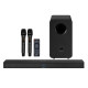 Qisheng Familie Wohnzimmer singen Karaoke Echo Wand Audio Subwoofer Set KTV mit Bluetooth TV Karaoke zu Hause