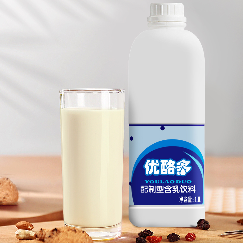 整箱鲜活原味优酪多乳酸菌优酪乳奶茶原料浓缩酸奶优酪多1.1L*12 - 图0