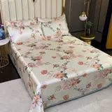 Шелковый коврик, летний комплект, комфортная простыня, 3 предмета, можно стирать, 2.5м