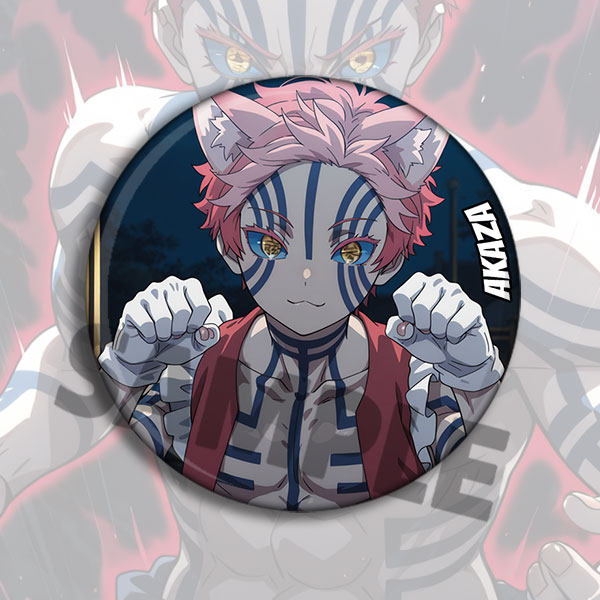 猗窝座吧唧鬼灭之刃徽章动漫周边cos包挂件上弦之叁胸针三哥谷子,淘宝优惠券,粉丝福利购,淘宝优惠卷