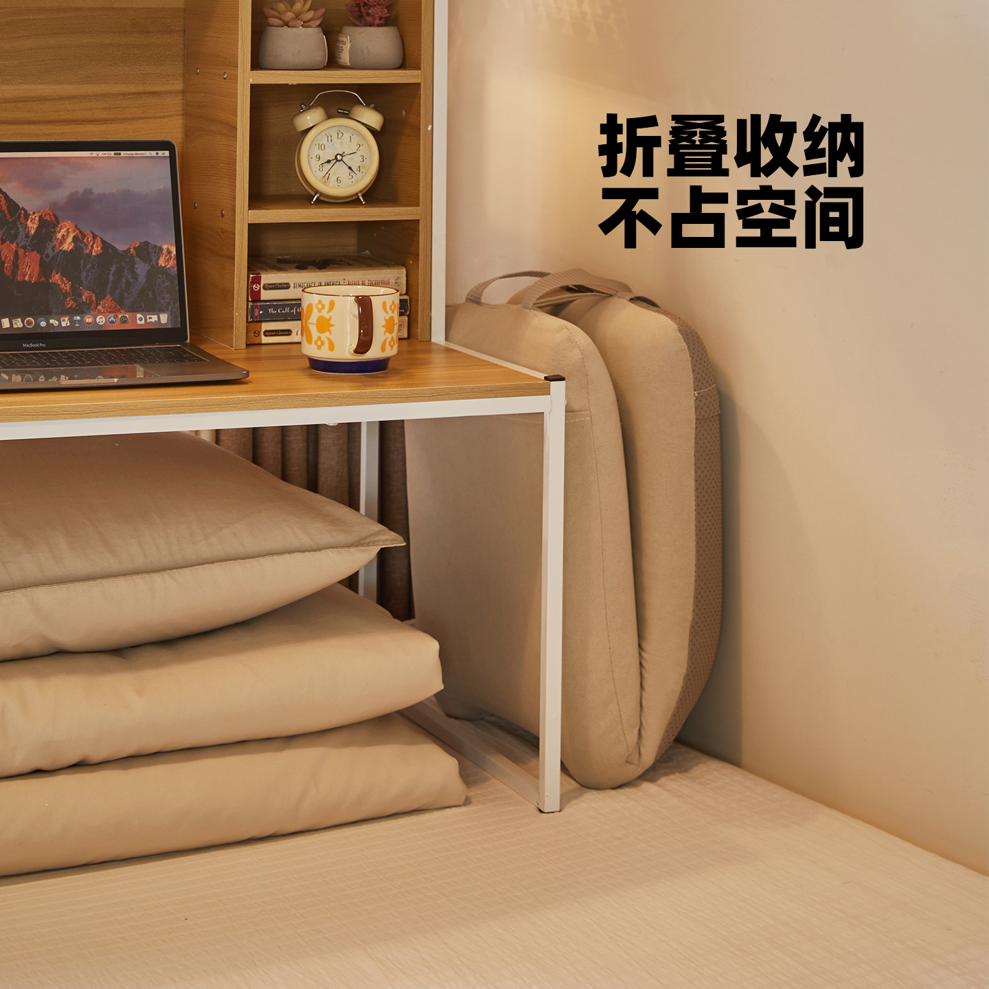 家逸懒人沙发床上靠背椅子可折叠久坐榻榻米飘窗单人座椅躺椅地上 - 图1