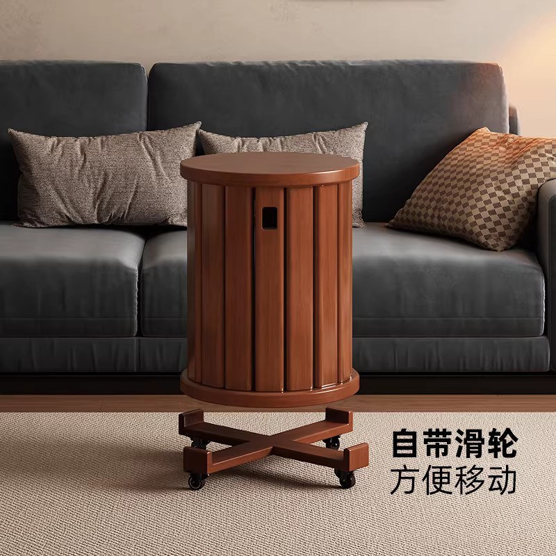 实木圆凳子备用家用可叠放组合凳客厅吃饭凳子餐桌凳椅子叠叠乐