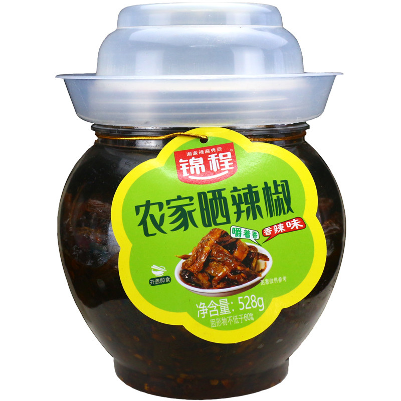 湖南特产锦程农家晒辣椒328克香辣味拌饭下饭菜调味料佐料德煜,淘宝优惠券,粉丝福利购,淘宝优惠卷