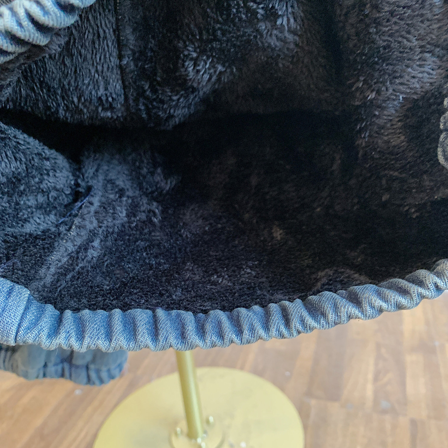 Y4233加绒松紧腰系带牛仔阔腿裤,淘宝优惠券,粉丝福利购,淘宝优惠卷