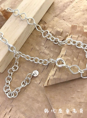 韩国新款s925纯银项链女百搭气质锁骨链高级感潮轻奢小众设计简约