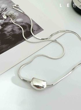 ins小众设计气质锁骨链S925纯银