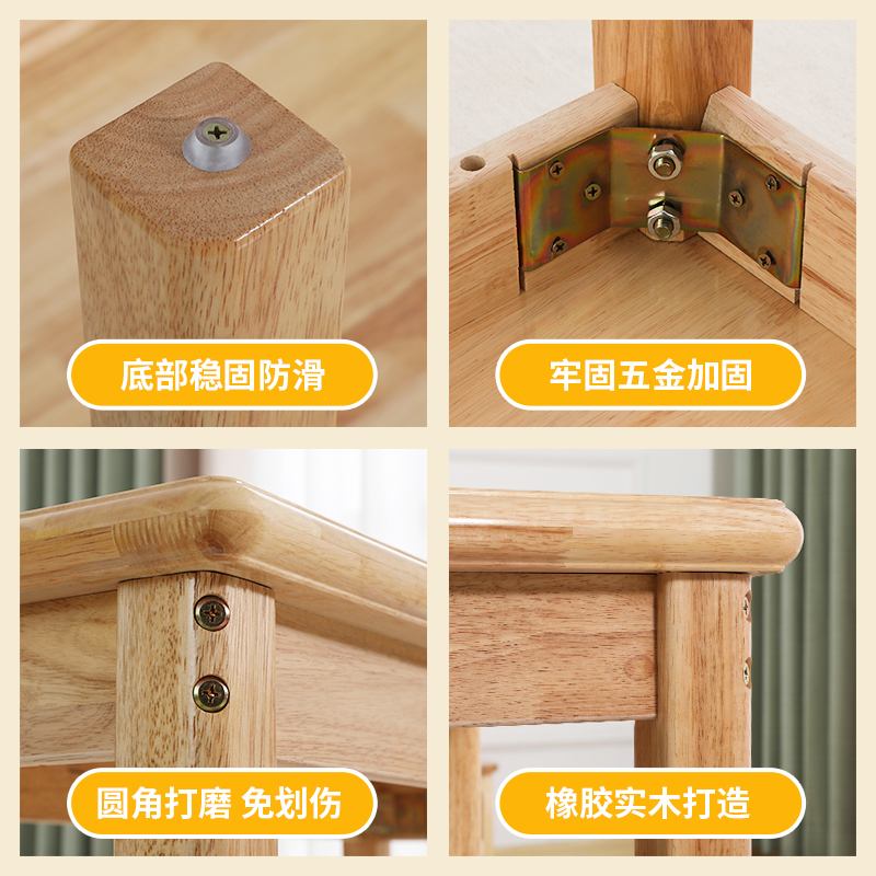 Kindergarten special children's tables and chairs all solid wood