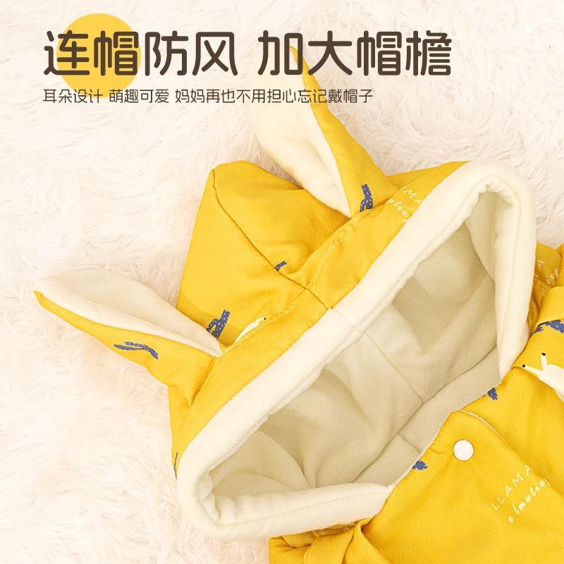 Lxaoyu/秋冬新生儿加厚婴儿披风斗篷外出抱被保暖披肩防风衣宝宝,淘宝优惠券,粉丝福利购,淘宝优惠卷