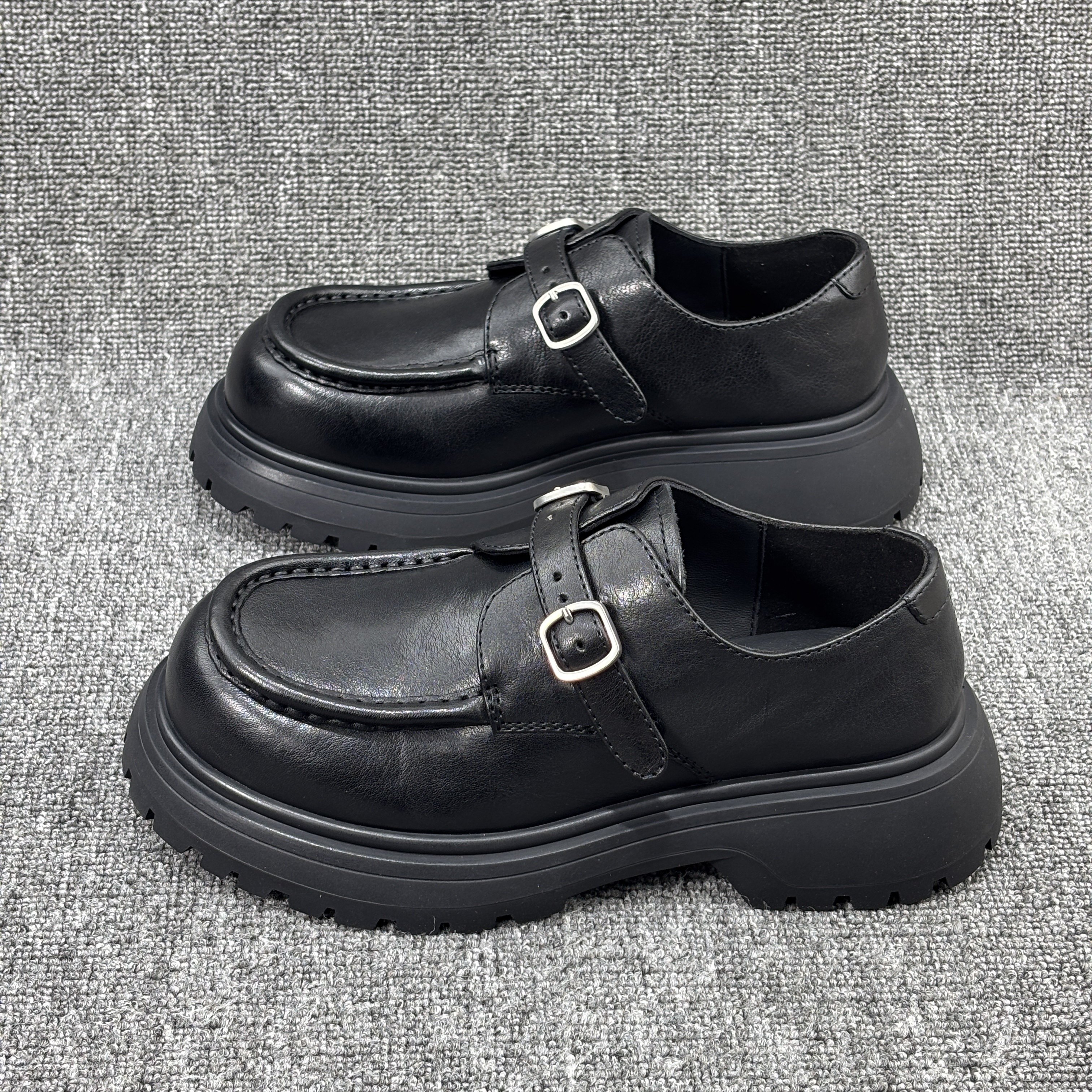 欧洲站2026新款厚底乐福鞋复古英伦风大头小皮鞋女单鞋欧货德比鞋,淘宝优惠券,粉丝福利购,淘宝优惠卷