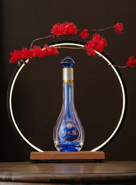 发光灯圈底座加灯酒类展示台