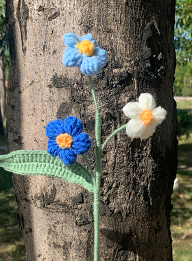 成品泡芙花单支花束搭配