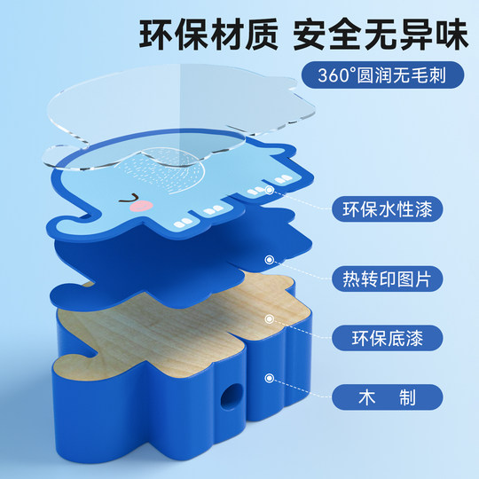 Beads and string puzzle for infants and toddlers, focused on 2 years old