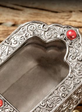 黄铜藏式嘎乌盒吊坠挂件佛龛