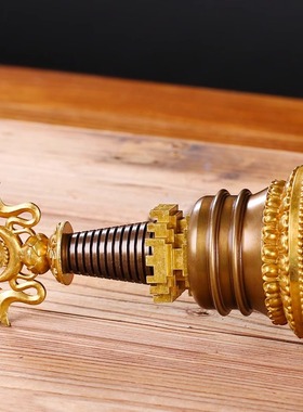 黄铜噶当塔可打开装藏供奉法器