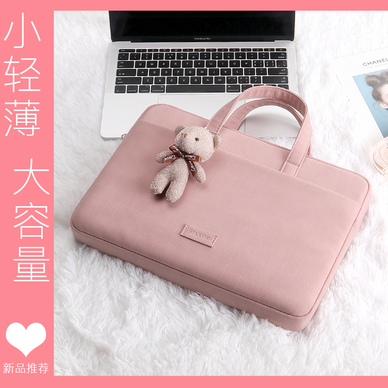 手提电脑包适用联想小新air14华为matebook13苹果macbook华硕戴尔小米pro15.6内胆13.3女mac男16.1英寸保护套 - 图0