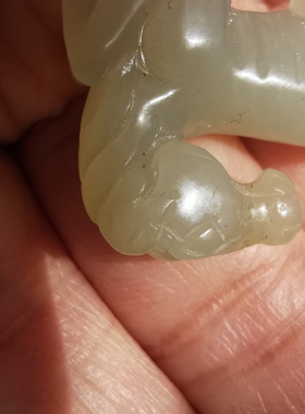 14420  汉传老和田玉马