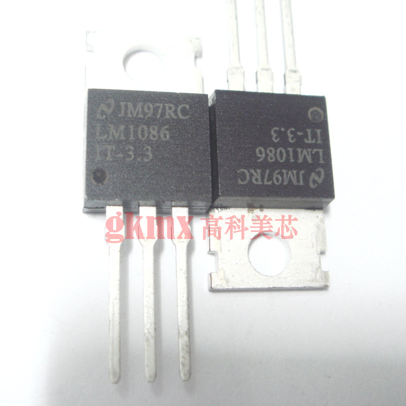 高科美芯 三极管LM1086IT-3.3V TO220直插 三端稳压 4元/PCS - 图0