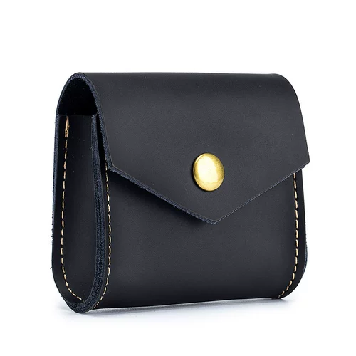 Универсальный маленький креативный кошелек, ретро наушники, сумка для техники, монеты, ключница, сумка для хранения, из натуральной кожи