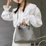 Плетеная небольшая сумка, 28см, 12см, высота 20 см