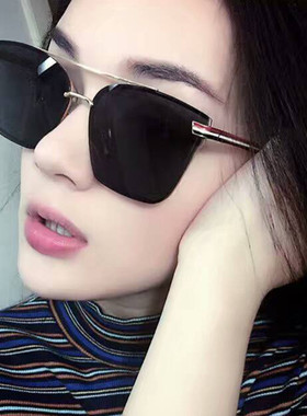 墨镜太阳镜大框修脸欧美