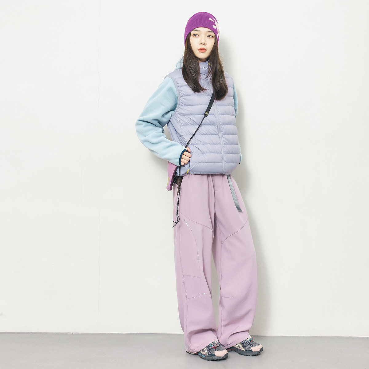 2025户外加绒加厚工装裤男女山系拼色防泼水直筒休闲裤保暖长裤,淘宝优惠券,粉丝福利购,淘宝优惠卷