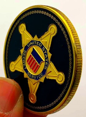 工艺美国五角星纪念币把玩现货