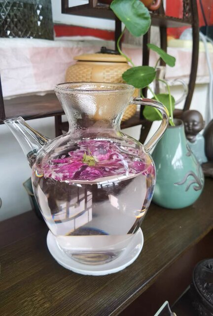 ຫມໍ້ຊາ Imitation Song Dynasty, ຫມໍ້ decanter ທົນທານຕໍ່ຄວາມຮ້ອນແລະອຸນຫະພູມສູງ, ຊຸດຊາແກ້ວ borosilicate ສູງ, ຂະຫນາດໃຫຍ່ແລະຂະຫນາດນ້ອຍ