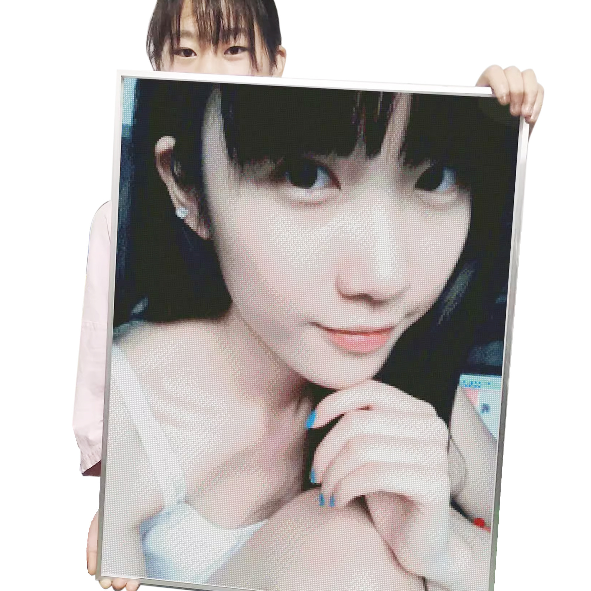 2024新款5d钻石画真私人照片定制手工diy点贴满钻贴画带框十字绣,淘宝优惠券,粉丝福利购,淘宝优惠卷