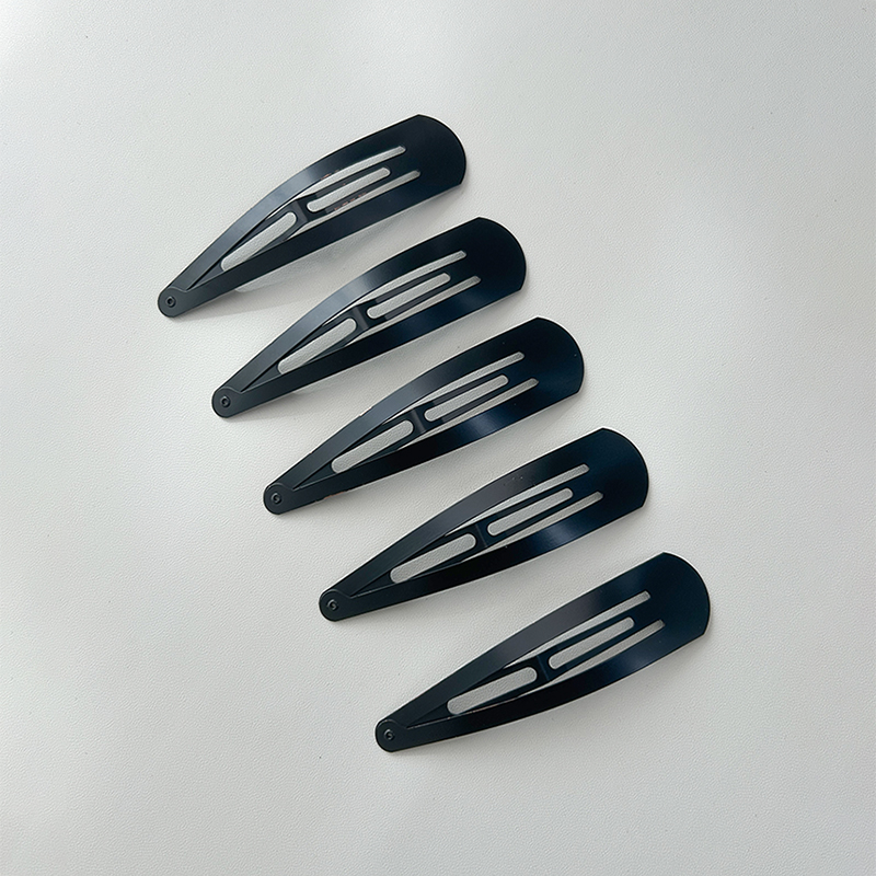 黑色BB夹前额刘海一字侧边夹女碎发夹子头饰头发卡子钢铁超大小号 - 图3