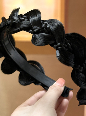 诗情画意《鱼骨辫假发发箍》