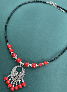 诗情画意民族风眉心坠发饰