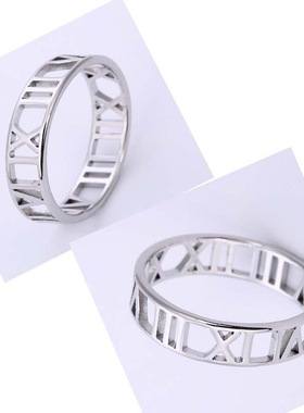 钛钢男女同款几何复古镂空