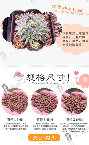 桃小妖球球土多元土活力土多肉种植铺面纯颗粒发根多元素营养拌土 - 图2