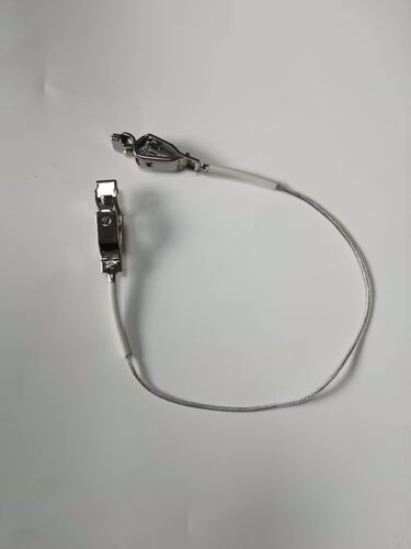 新规透明头线夹花剑佩剑彩色头夹线面罩头线比赛训练头线 - 图0