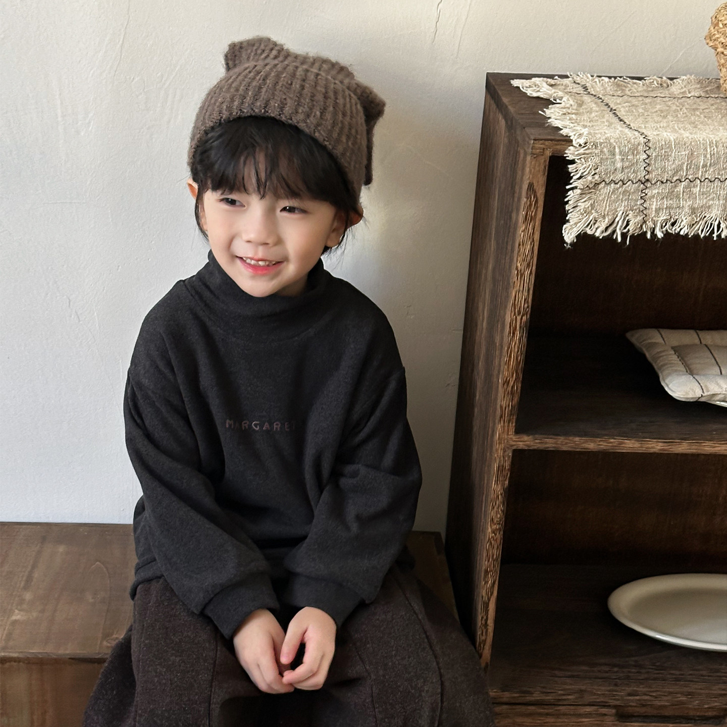 暮晨家新款冬装2025男童加厚高领打底衫中小童保暖字母内搭上衣,淘宝优惠券,粉丝福利购,淘宝优惠卷