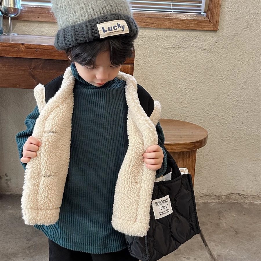 暮晨家新款冬装2024男童加绒高领打底衫中小童洋气百搭上衣内搭,淘宝优惠券,粉丝福利购,淘宝优惠卷