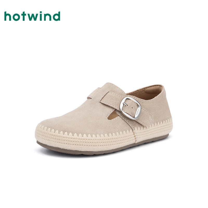 热风复古勃肯鞋女款2026年春季新款百搭软底休闲鞋平底单鞋女鞋子,淘宝优惠券,粉丝福利购,淘宝优惠卷