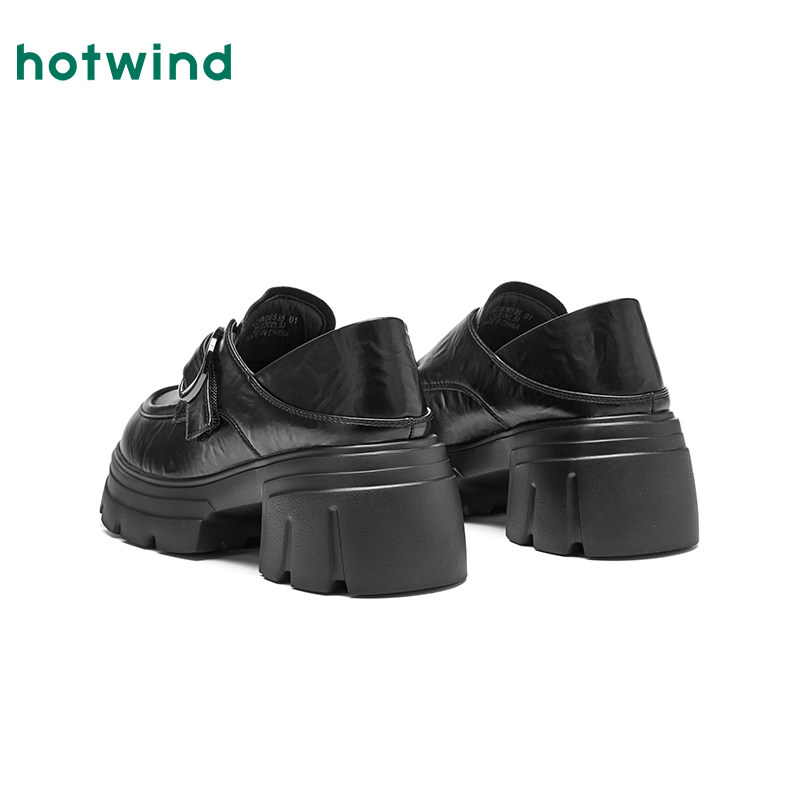 热风厚底乐福鞋女2026年春季新款小个子增高女鞋配裙子jk小皮鞋,淘宝优惠券,粉丝福利购,淘宝优惠卷