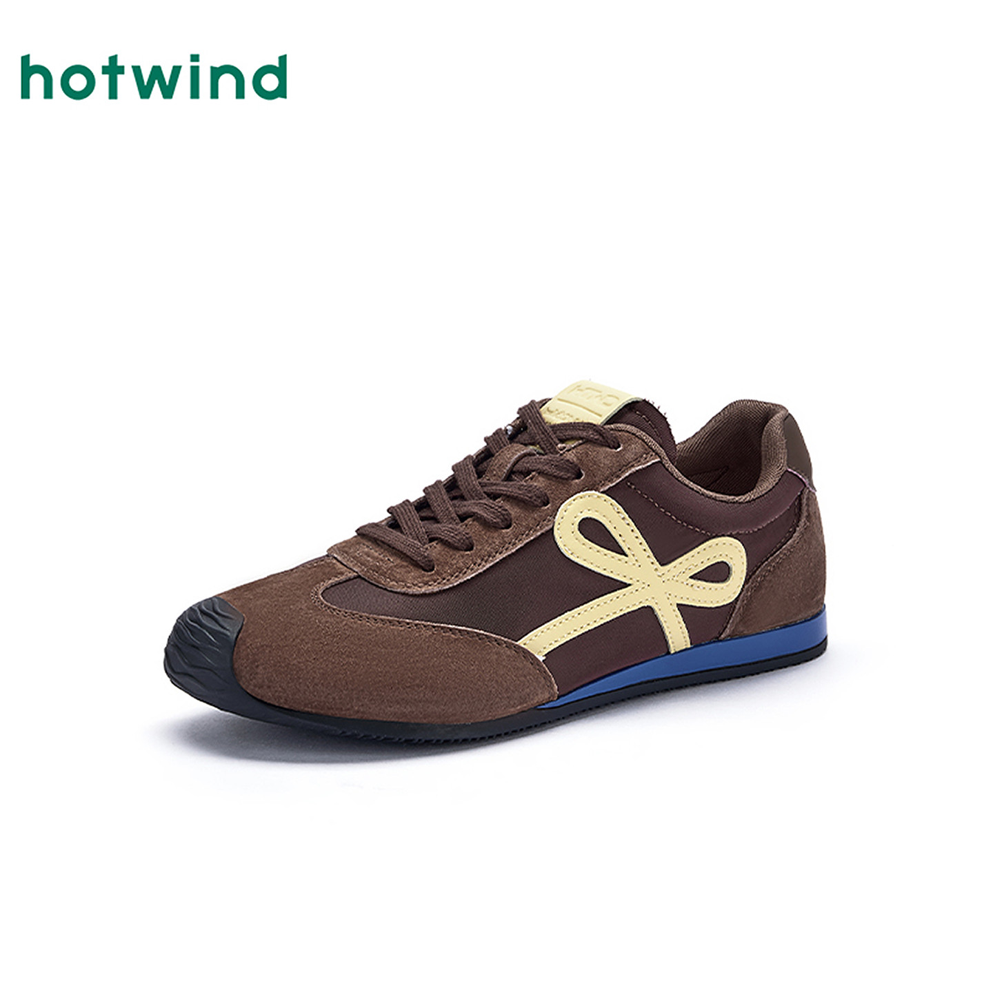 热风平底德训鞋女款2025年冬季新款户外运动休闲鞋轻便百搭女鞋子,淘宝优惠券,粉丝福利购,淘宝优惠卷