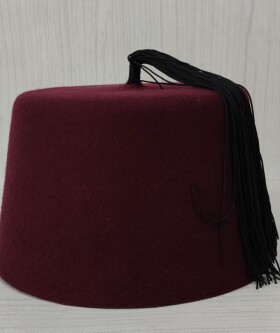 正品羊毛礼帽土耳其沙特帽博士回族帽魔法师春秋冬季帽高度11厘米