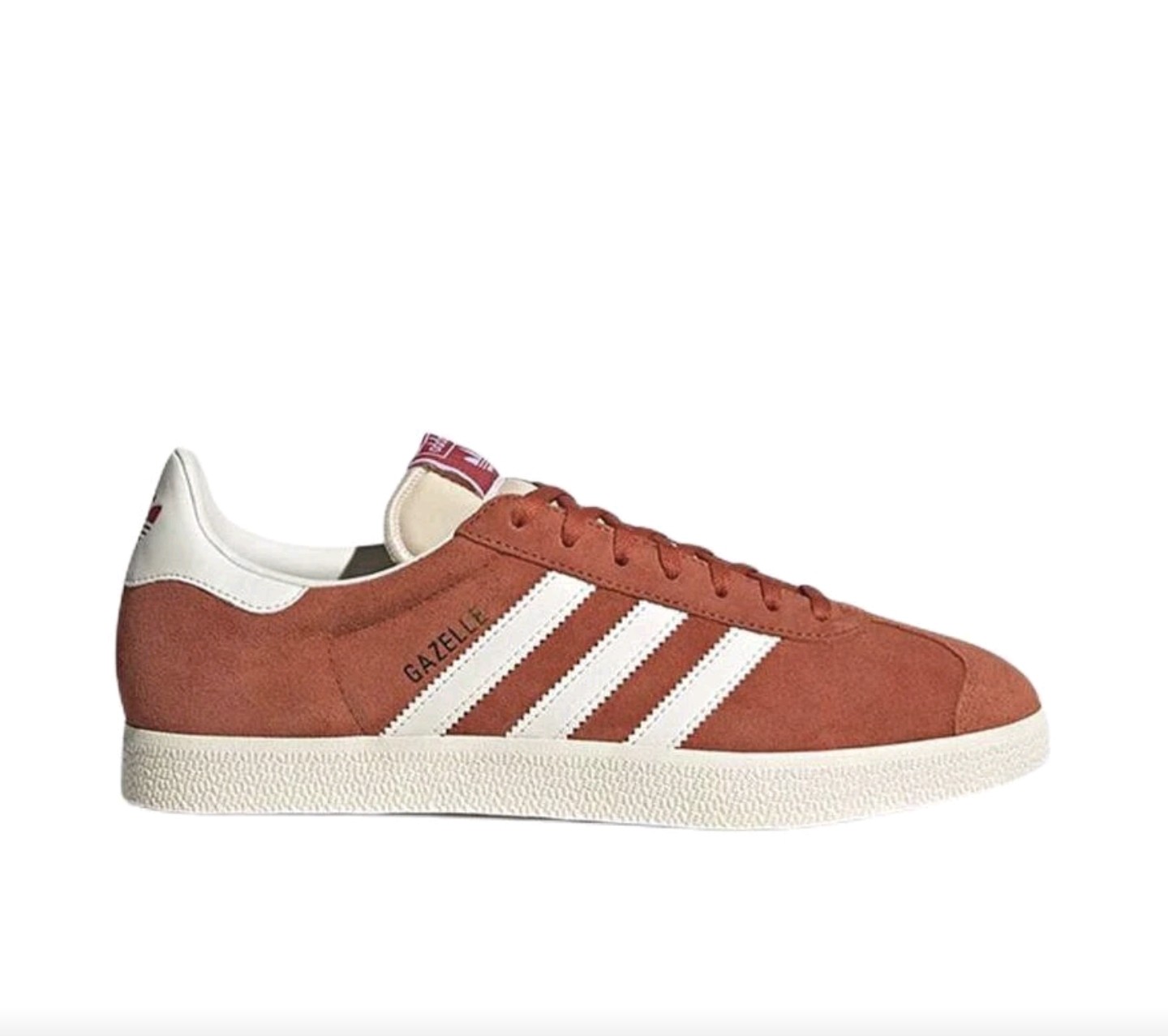 adidas originals GAZELLE 低帮板鞋男女同款橙褐色GY7339安徽1仓,淘宝优惠券,粉丝福利购,淘宝优惠卷