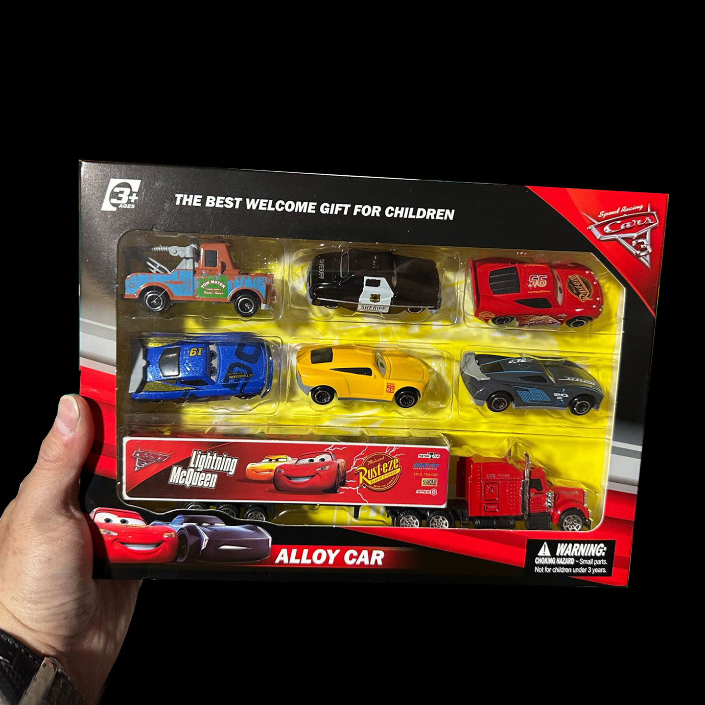 卡通合金小车套装汽车总动员麦昆板牙警长模型赛车玩具儿童礼物,淘宝优惠券,粉丝福利购,淘宝优惠卷