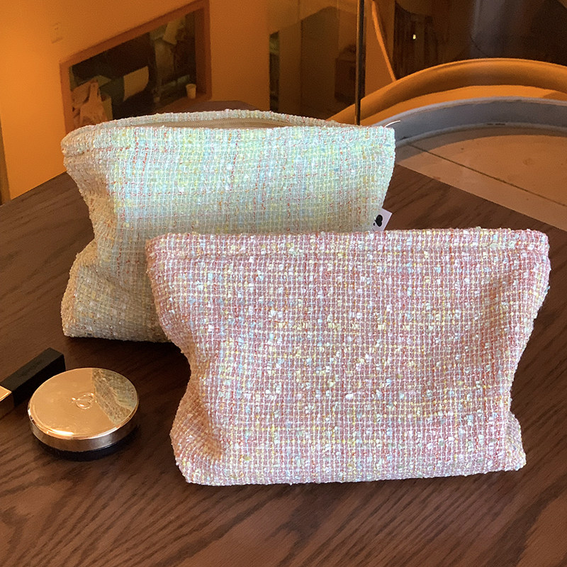 限时宠粉化妆包收纳包手拿包布艺内胆包小号补妆包外出洗漱包,淘宝优惠券,粉丝福利购,淘宝优惠卷