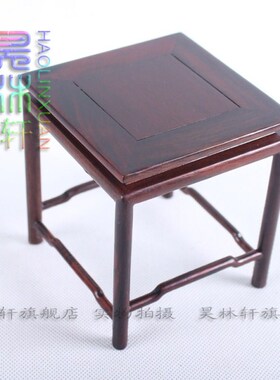 木雕仿古微缩景观送礼佳品红酸枝