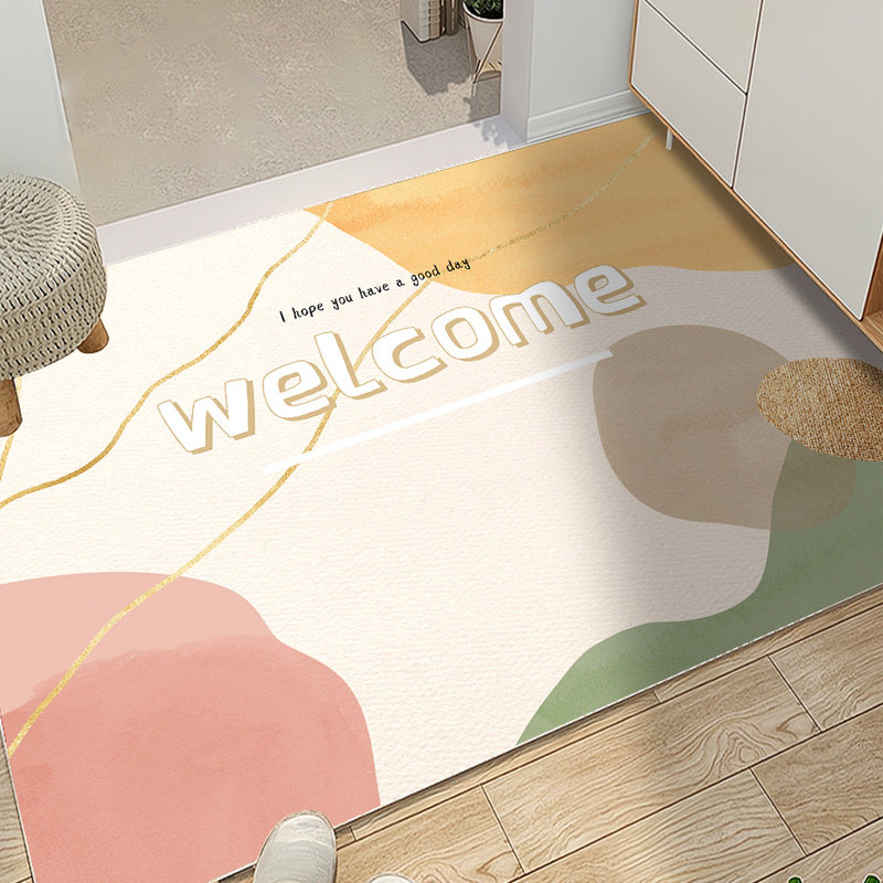 入户门地垫莫兰迪色进门门口门垫脚垫免洗家用新款玄关可裁剪地毯,淘宝优惠券,粉丝福利购,淘宝优惠卷