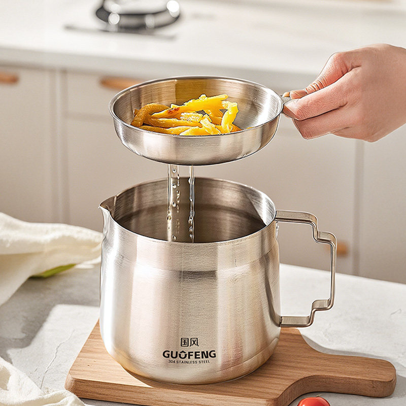 304不锈钢猪油罐家用耐高温装荤猪油储存罐辣椒油盆带盖厨房油缸,淘宝优惠券,粉丝福利购,淘宝优惠卷