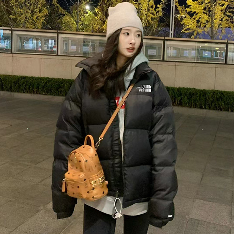 妍姐北面羽绒服女款1996美版短款保暖加厚女士外套冬季700蓬男款