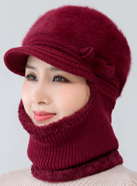 毛线帽子户外休闲女冬