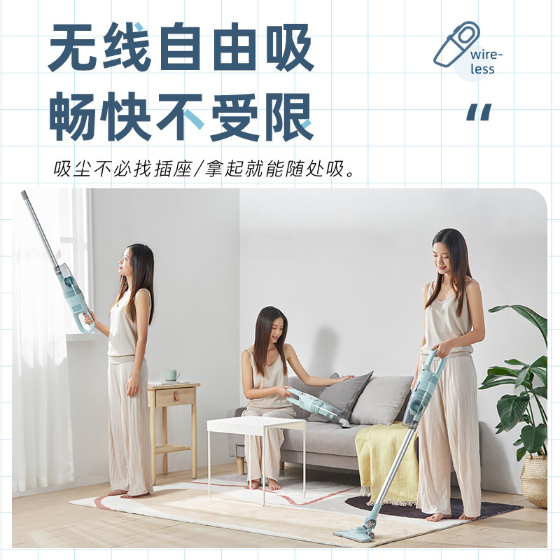 小熊家用小型大吸力手持式吸尘器 小熊生活电器吸尘器